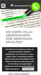Mobile Screenshot of abmahnungsretter.de