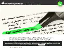 Tablet Screenshot of abmahnungsretter.de